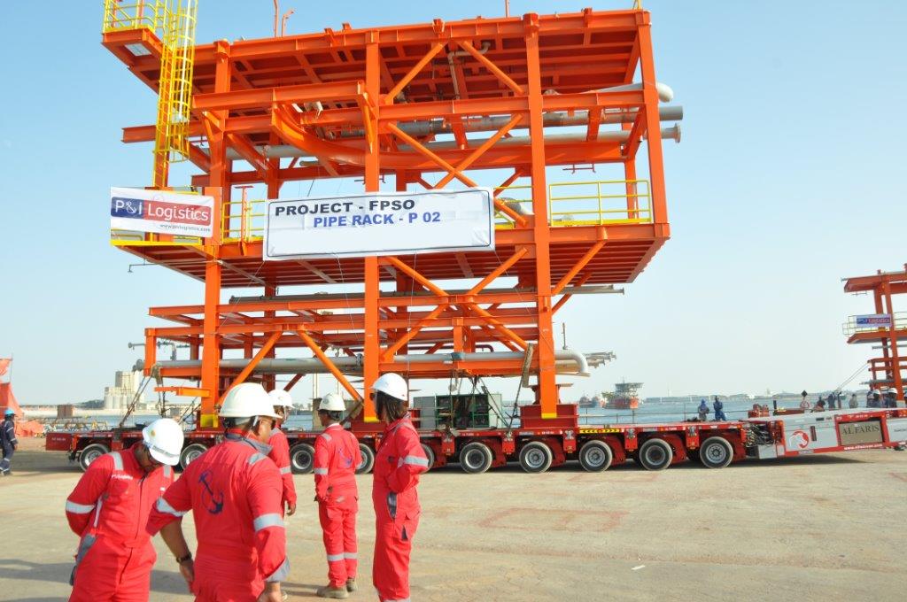 project logistics photo - 6 - FPSO project for A&T offshore Jebal Ali Liwa Jetty Tug and Barge charter in 4 voyages to move to Dry docks jetty