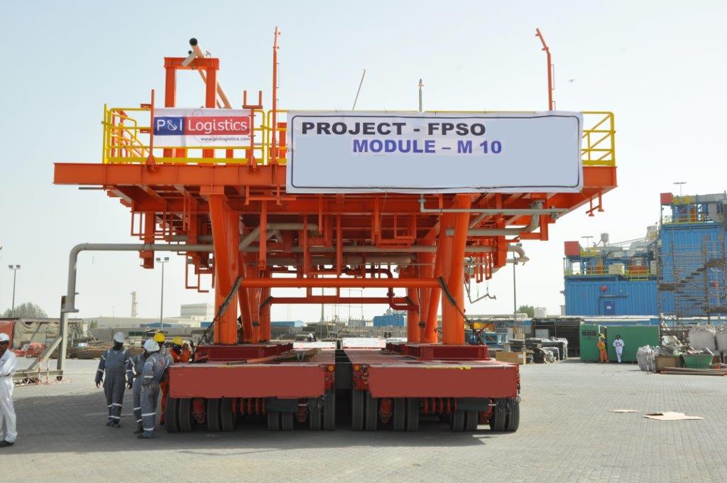 project logistics photo -5 - FPSO project for A&T offshore Jebal Ali Liwa Jetty Tug and Barge charter in 4 voyages to move to Dry docks jetty